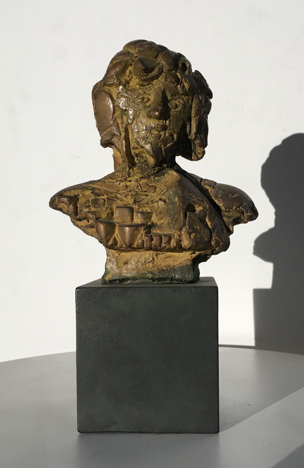 1980 Italien Bronzeskulptur von Edmondo Cirillo mit dem Titel Ulisse, Italien (20. Jahrhundert) im Angebot