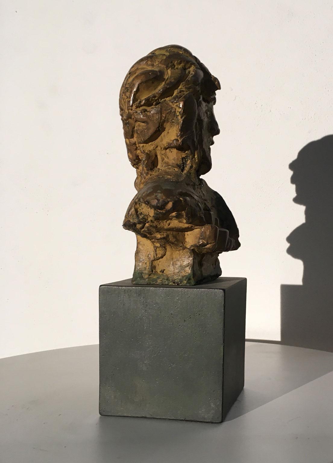 1980 Italien Bronzeskulptur von Edmondo Cirillo mit dem Titel Ulisse, Italien im Angebot 2