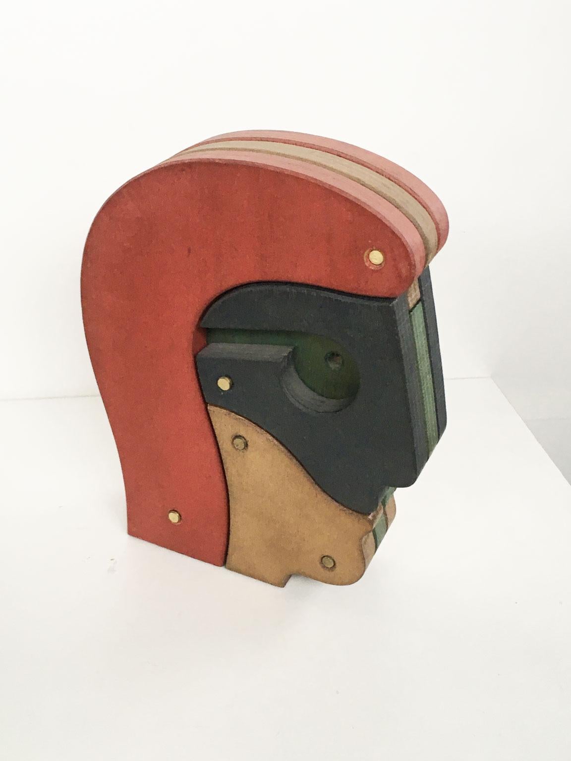 1980 Italia Astratto cinetico in legno  Scultura di Bruno Chersicla in vendita 4