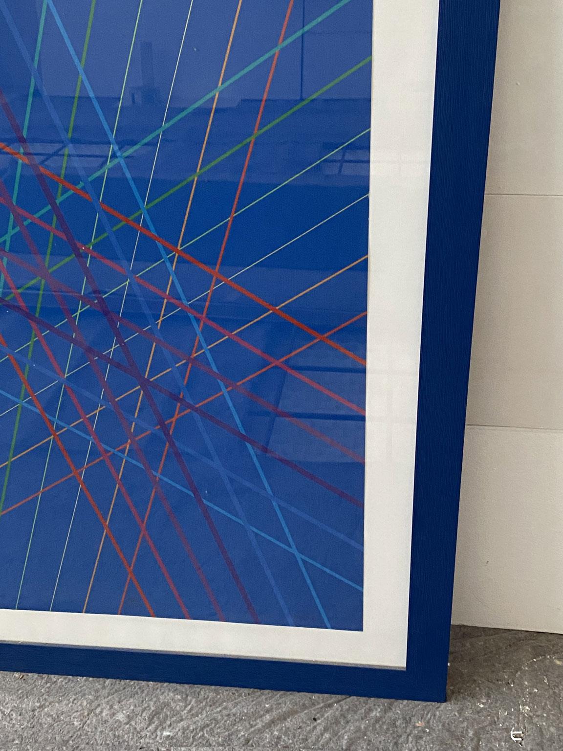 1980 Italie Impression multiple sur papier de Paolo Minoli avec cadre en vente 4