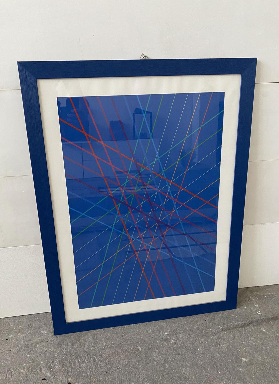 Il s'agit d'une impression multiple sur papier de l'artiste italien bien connu Paolo Minoli. La sérigraphie est un multiple de 100 exemplaires. Numéroté et signé par l'artiste. Le titre est 