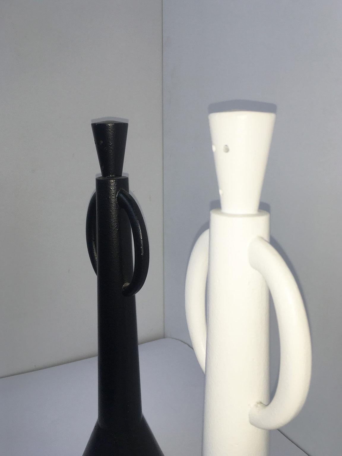 Sculpture abstraite post-moderne italienne d'Alessandro Guerriero Portabuono Qua, 1980 en vente 5