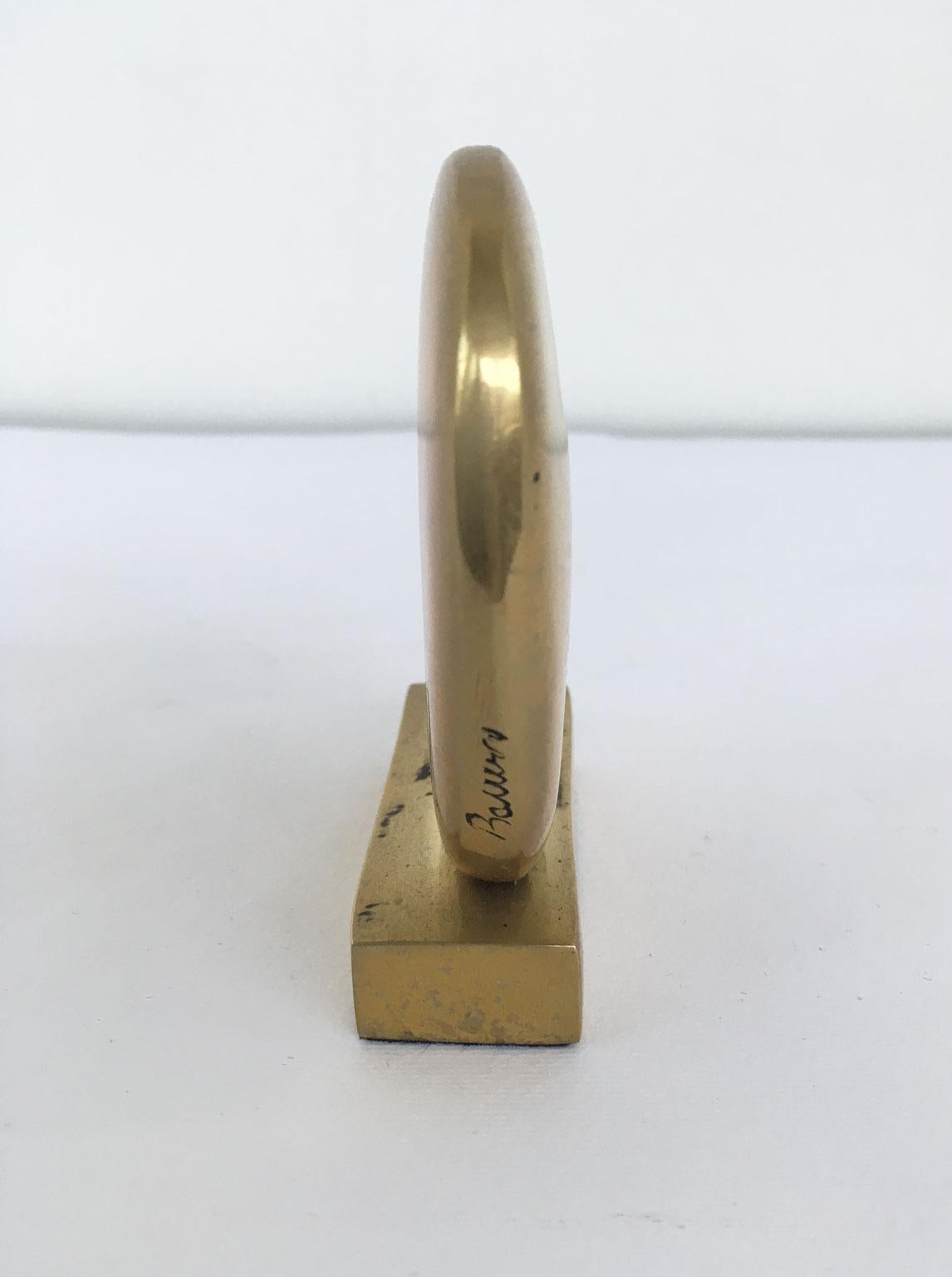 Sculpture abstraite postmoderne italienne Beppe Bonetti avec base, 1980 en vente 1