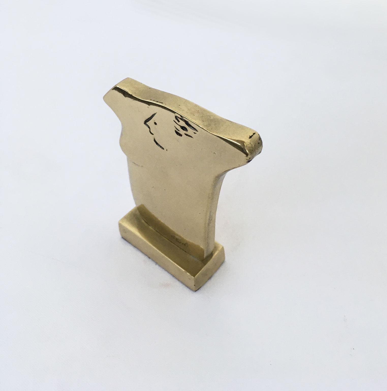 Sculpture abstraite en bronze post-moderne d'Ottorino Tonelli, Italie, 1980  Adamo en vente 11