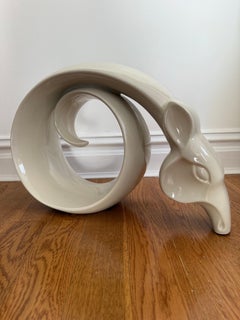 1980 Jaru style Ram Head Sculpture
