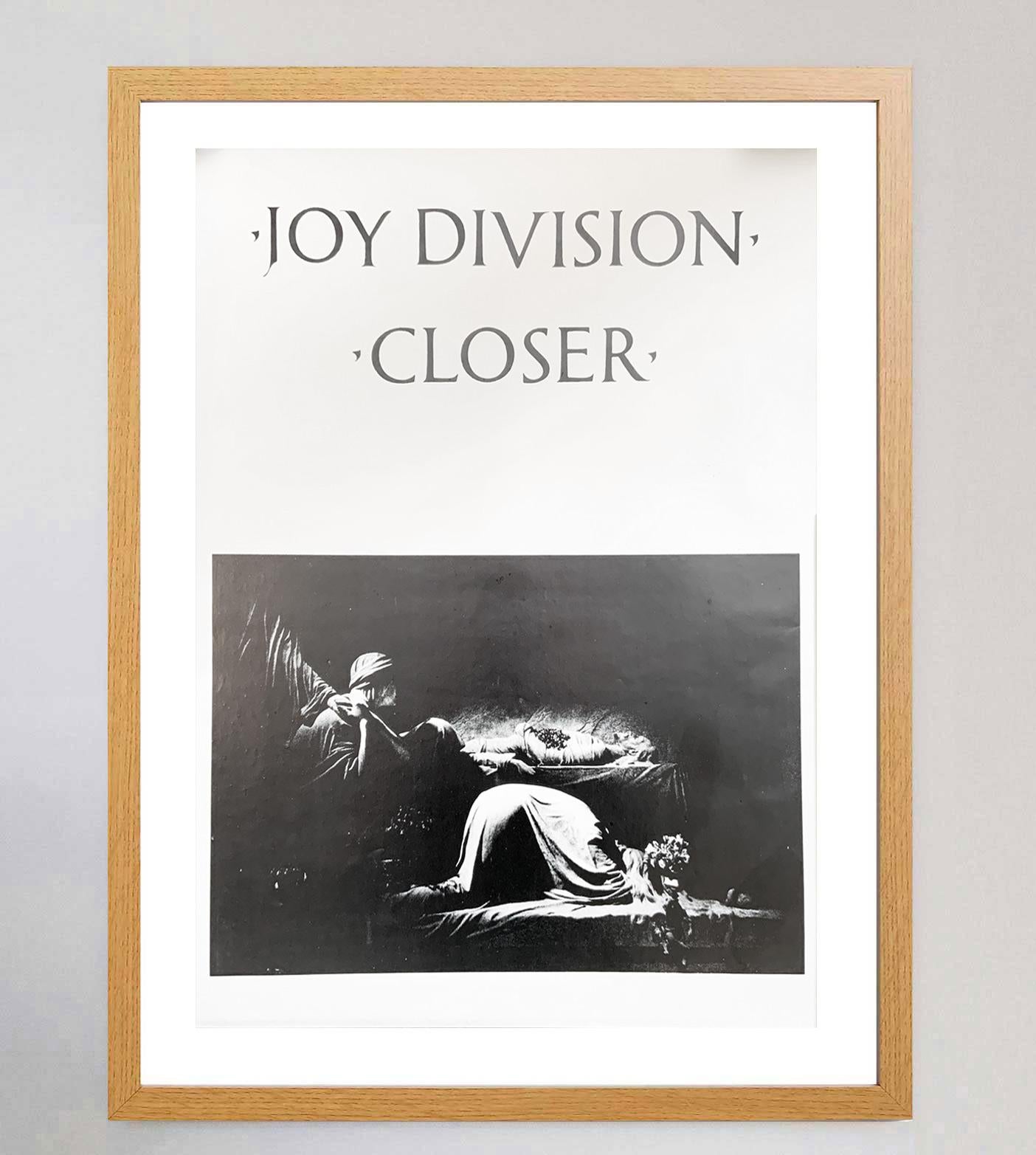 British 1980 Joy Division - Closer Original Vintage Poster For Sale