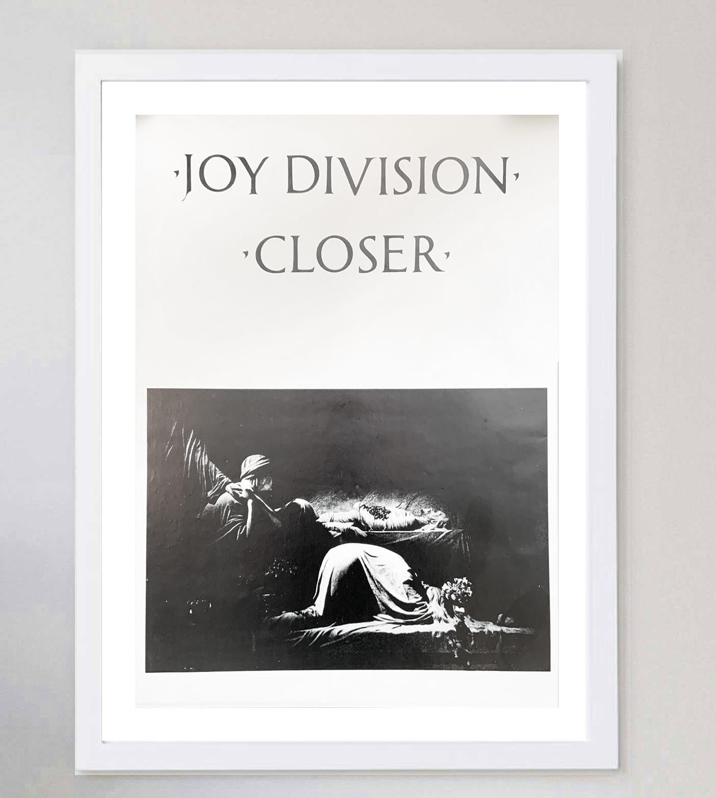 1980 Joy Division - Closer Original Vintage Poster In Good Condition For Sale In Winchester, GB
