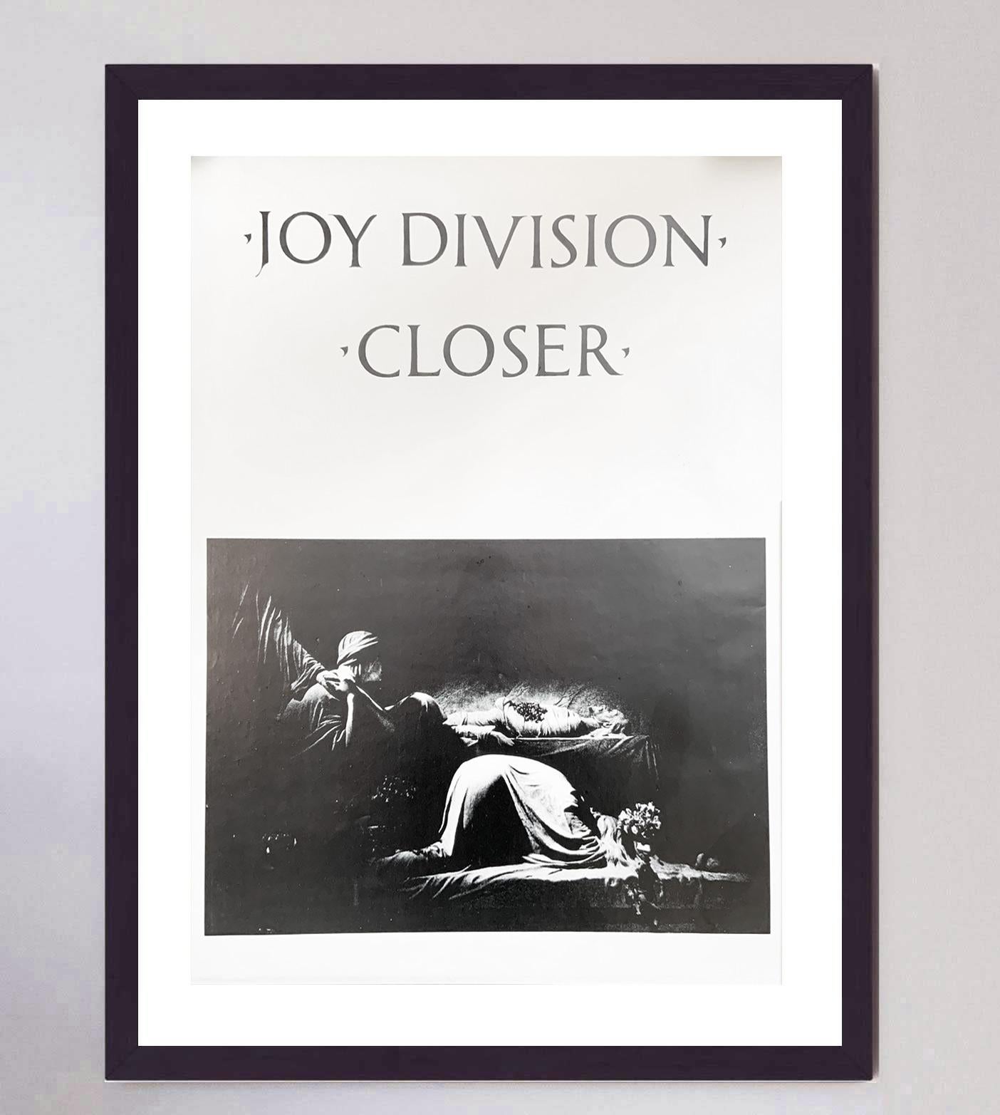 British 1980 Joy Division - Closer Original Vintage Poster For Sale