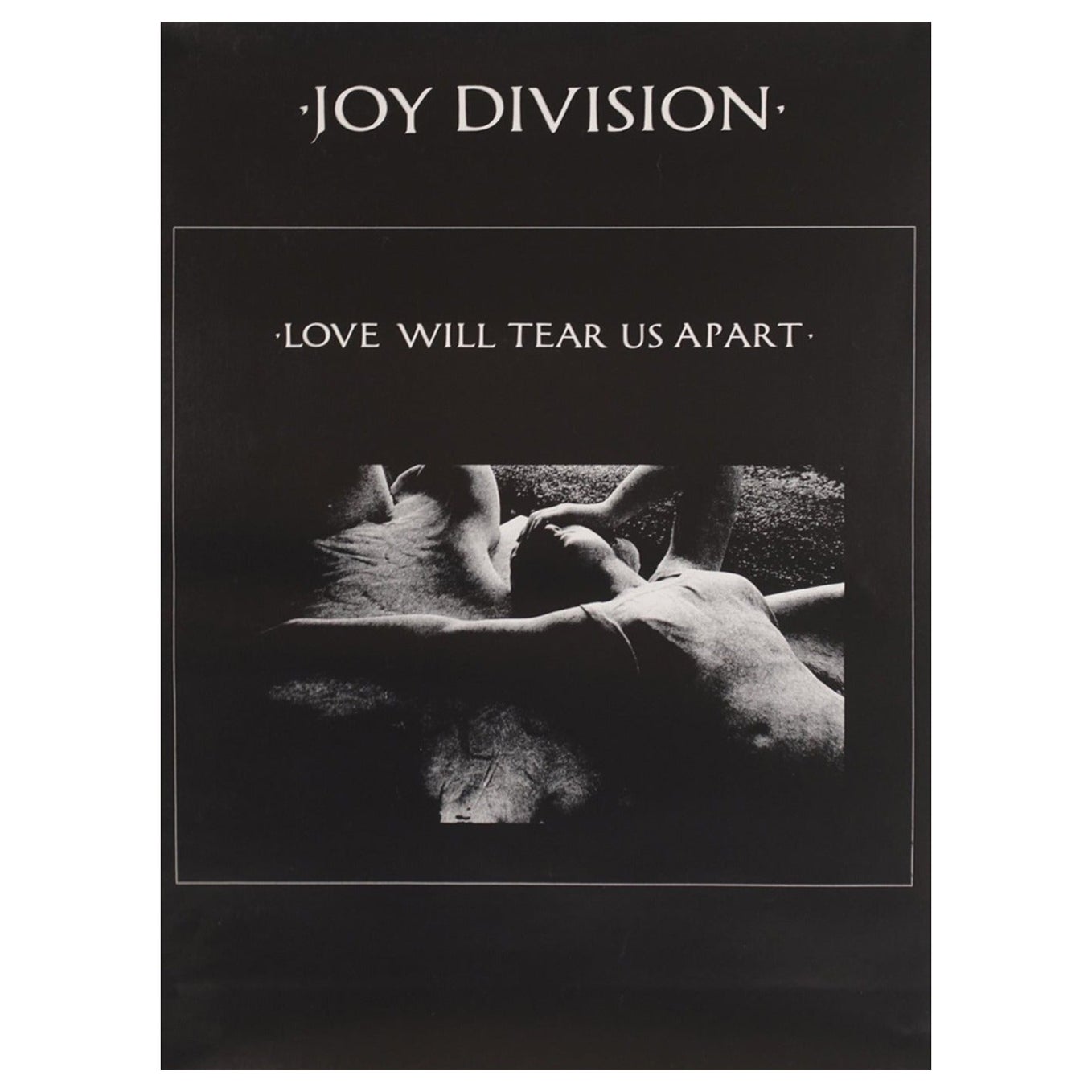1980 Joy Division - Love Will Tear Us Apart Poster originale d'epoca in vendita
