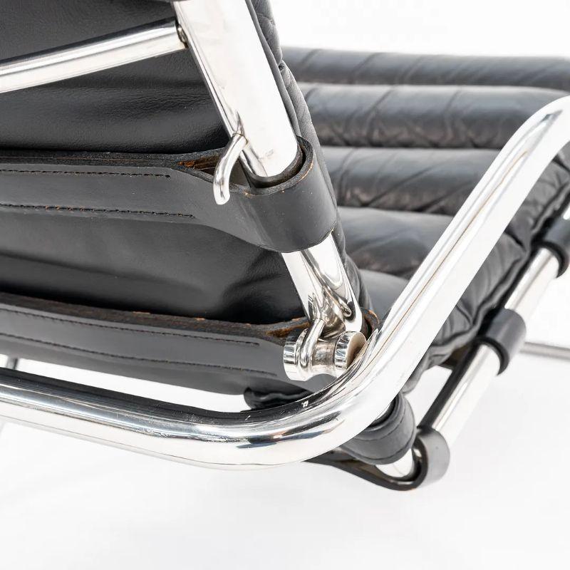 Chaise longue réglable Knoll Mies van der Rohe modèle 242 MR en cuir, 1980 en vente 1