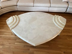 1980 Lacquer Coffee Table in the style of Karl Springer