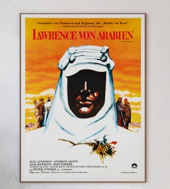 1980 Lawrence de Arabia (alemán) Cartel Vintage Original