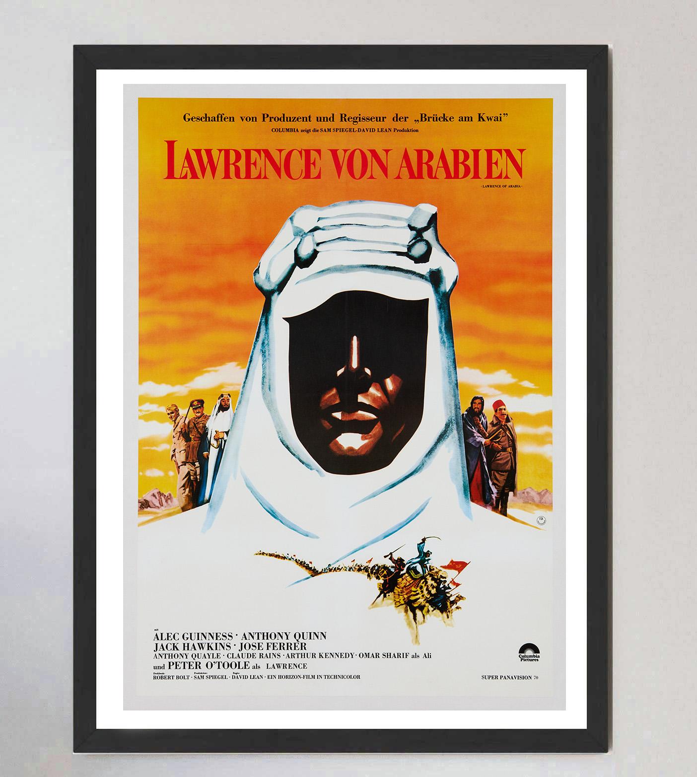 Fin du 20e siècle 1980 Lawrence d'Arabie (allemand) Affiche originale d'époque en vente