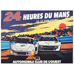 1980 Le Mans 24 Hours Original Vintage Poster