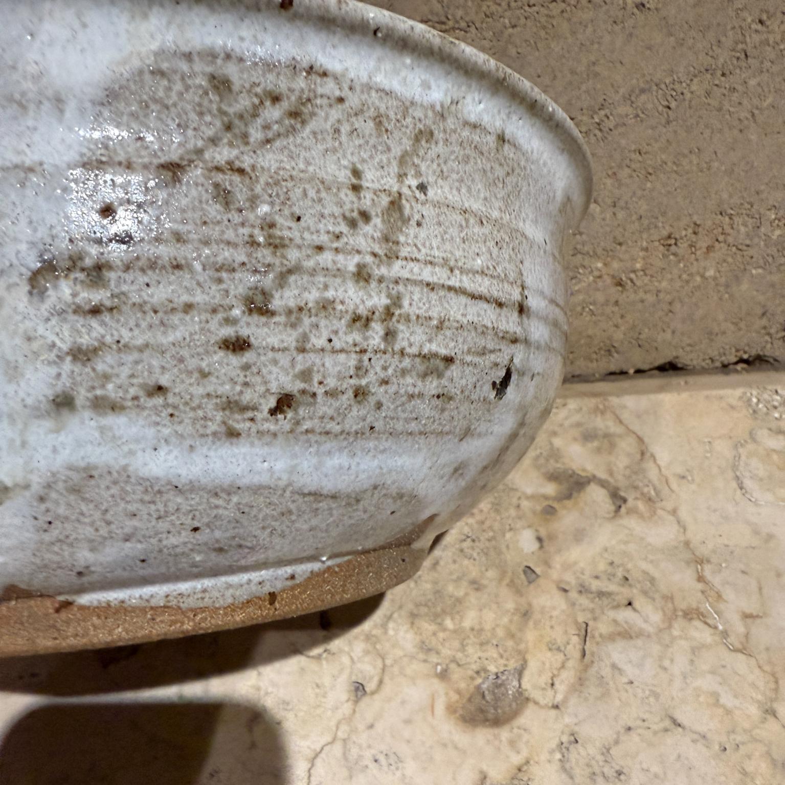 1980 Leon Art Bowl Handmade Glazed Studio Pottery For Sale 3