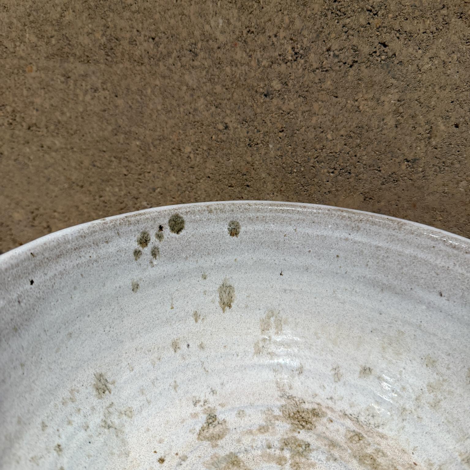 1980 Leon Art Bowl Handmade Glazed Studio Pottery For Sale 1