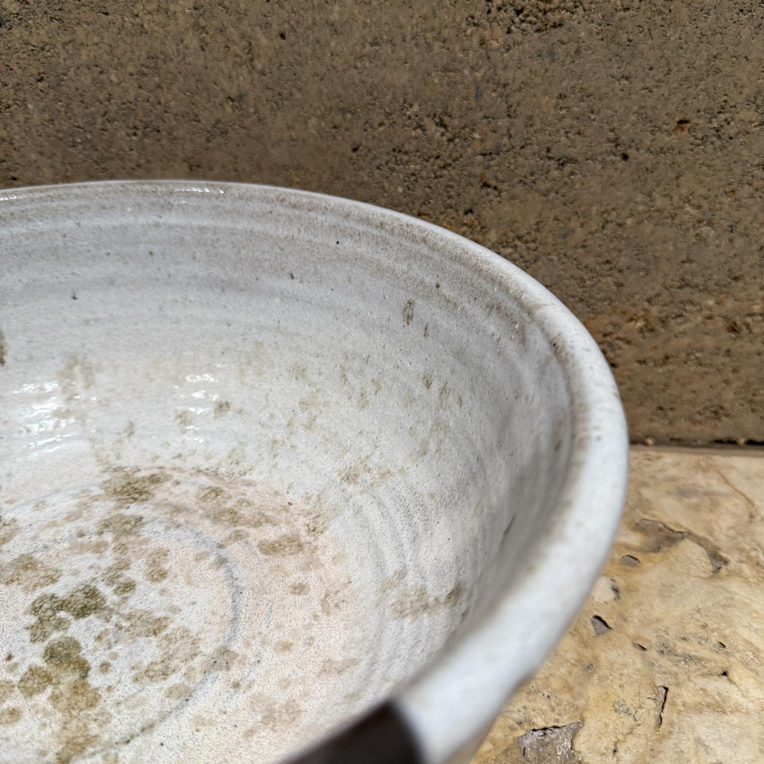 1980 Leon Art Bowl Handmade Glazed Studio Pottery For Sale 2