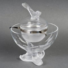 1980 Marie-claude Lalique - Caviar Bowl Igor Crystal
