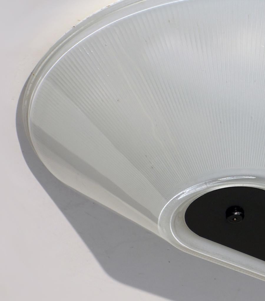 1980 Mega 2 by Prisma Italian Design Wall Lamp Flush Mount In Good Condition For Sale In Brescia, IT
