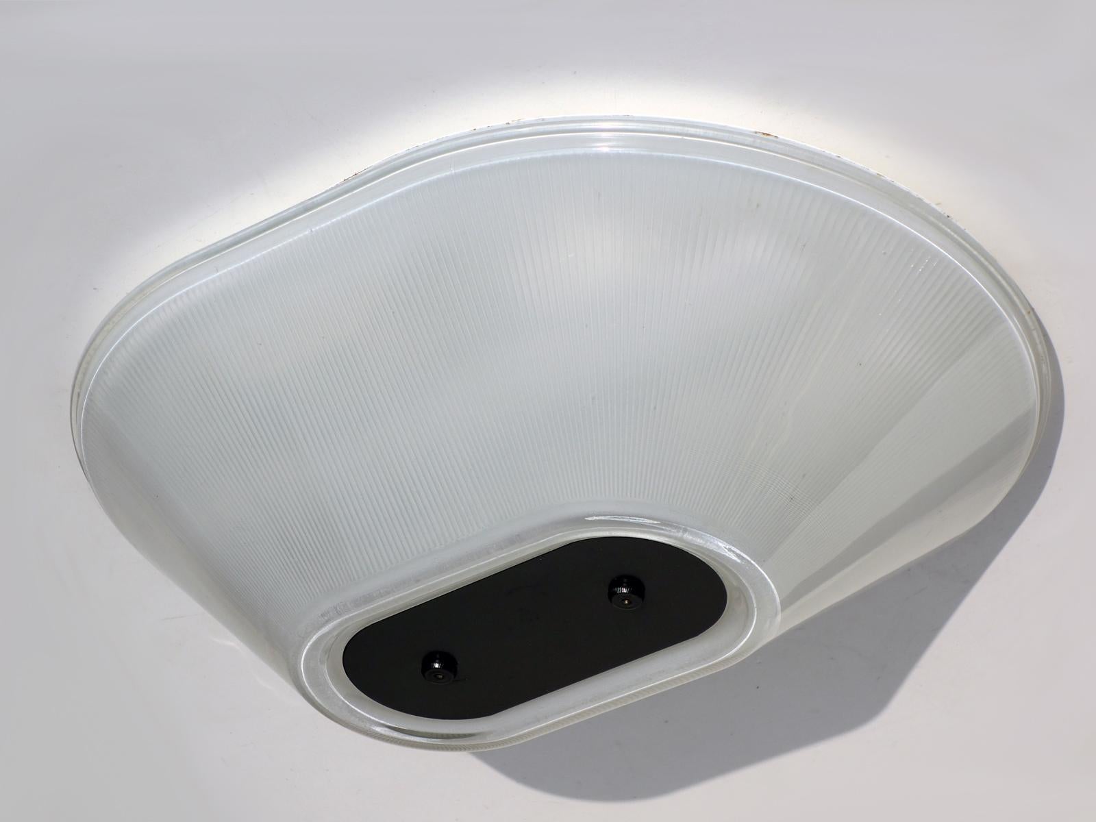 Late 20th Century 1980 Mega 2 by Prisma Italian Design Wall Lamp Flush Mount For Sale