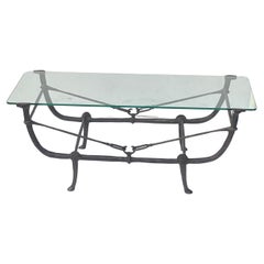 1980′ Modernist Patinated Bronze Table In The Style Of Diego Giacometti 92X35 cm 1980′ Modernist Patinated Bronze Table In The Style Of Diego Giacometti 92X35 cm