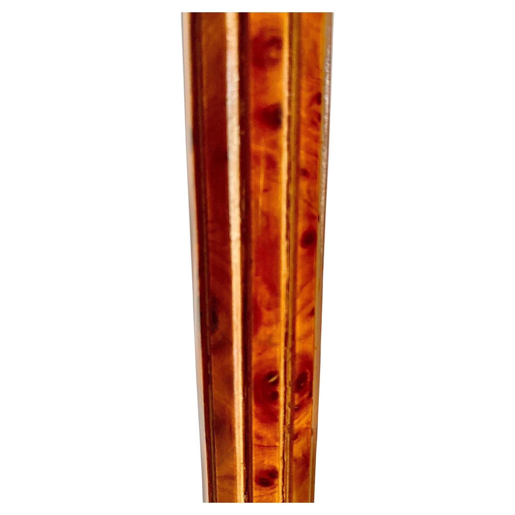 Late 20th Century lampadaire en verre de Murano et acier de 1980 par Prearo, Italie en vente