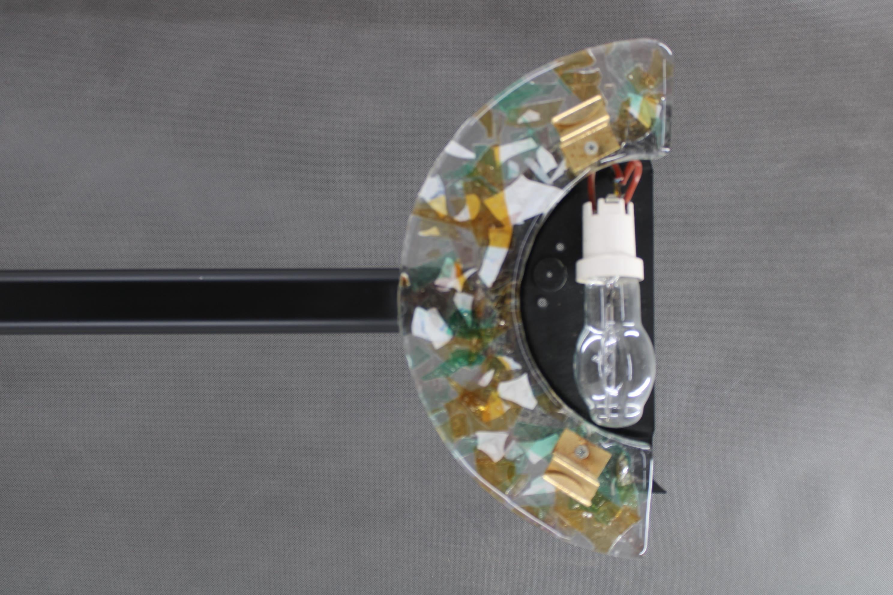 Lámpara de pie de cristal de Murano de 1980, Italia en Bueno estado para la venta en Praha, CZ