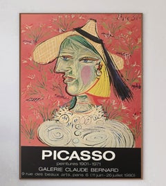 1980 Pablo Picasso - Galerie Claude Bernard Original Vintage Poster