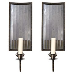 1980 Pair of Mirror Sconces Vaughan House