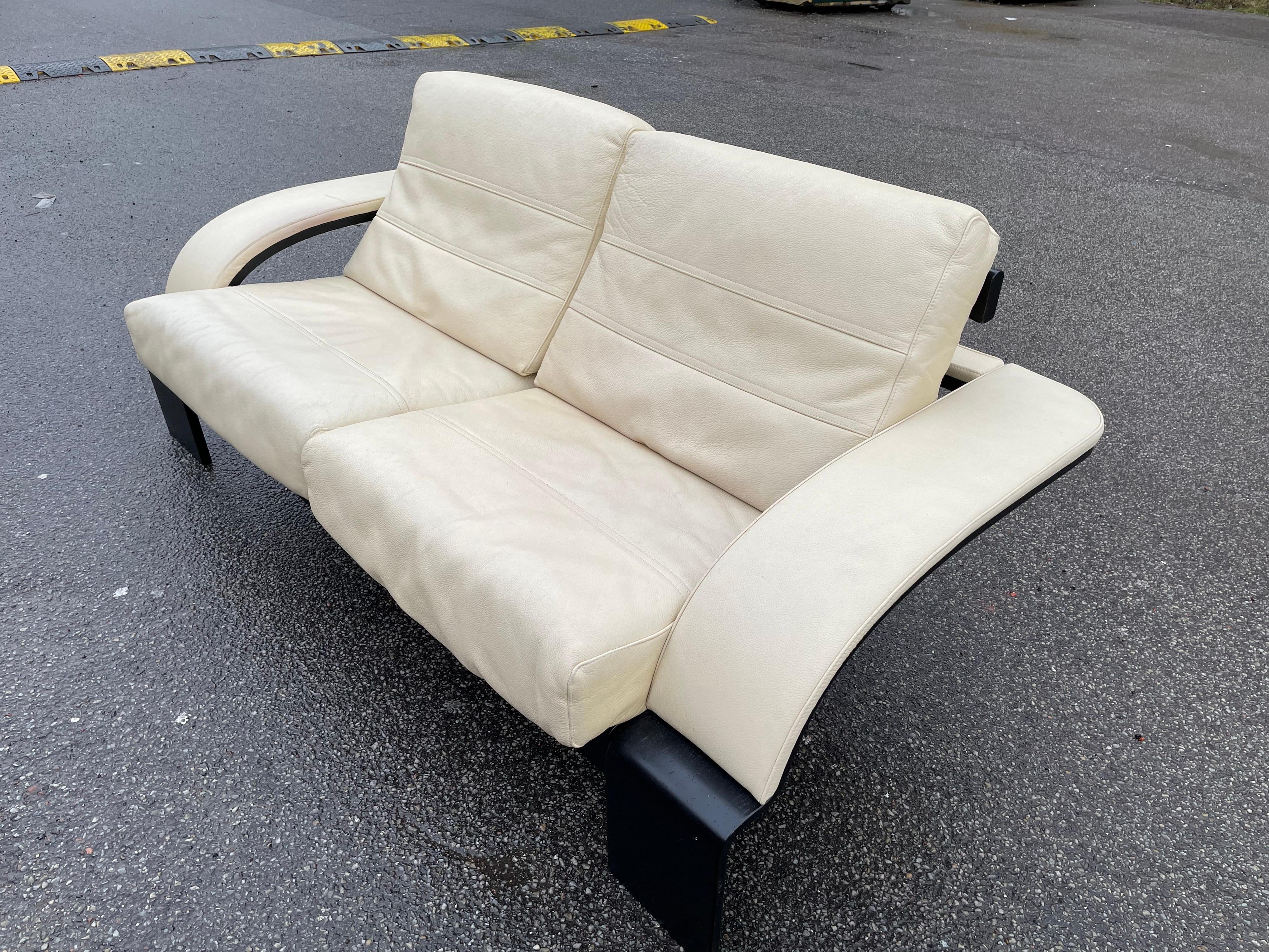 Mid-Century Modern 1980´s Leather Sofas from Nelo by Åke Fribytter in Super Condition
