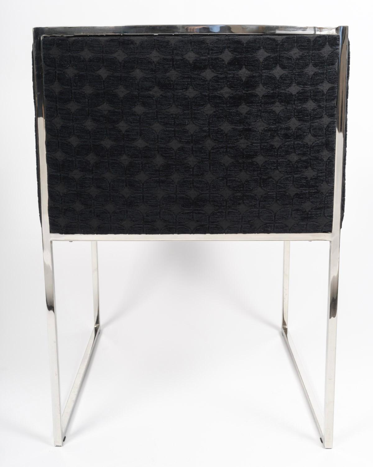 1980 Set of 4 armchairs from Maison Jansen For Sale 1