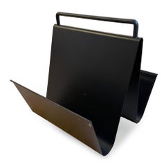 1980 Spanish Postmodern Metal Magazine Rack by Pete Sans for NRO