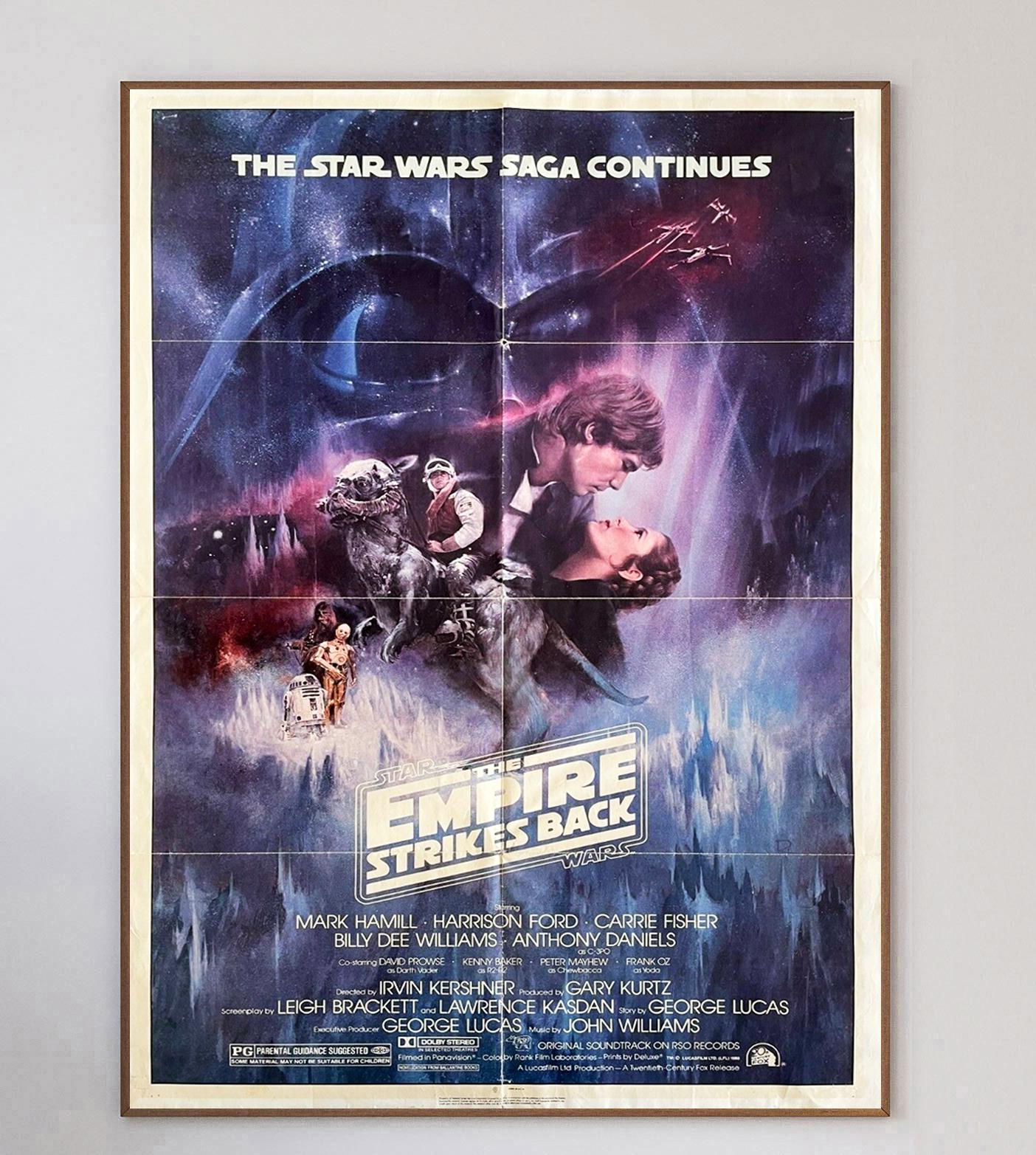 Largement considérée comme le plus beau design de la série Star Wars, cette affiche originale 