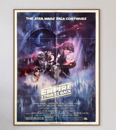 1980 Star Wars The Empire Strikes Back Original Vintage Poster