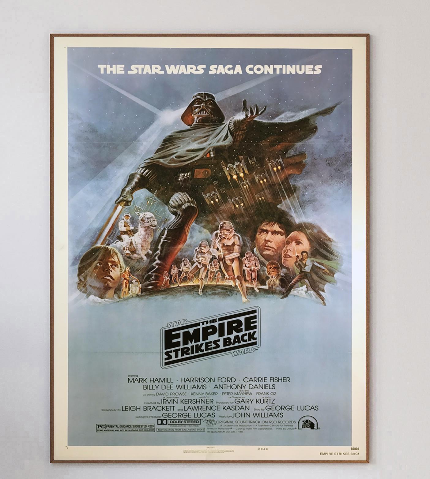 Largement considérée comme le plus beau design de la série Star Wars, cette affiche originale 