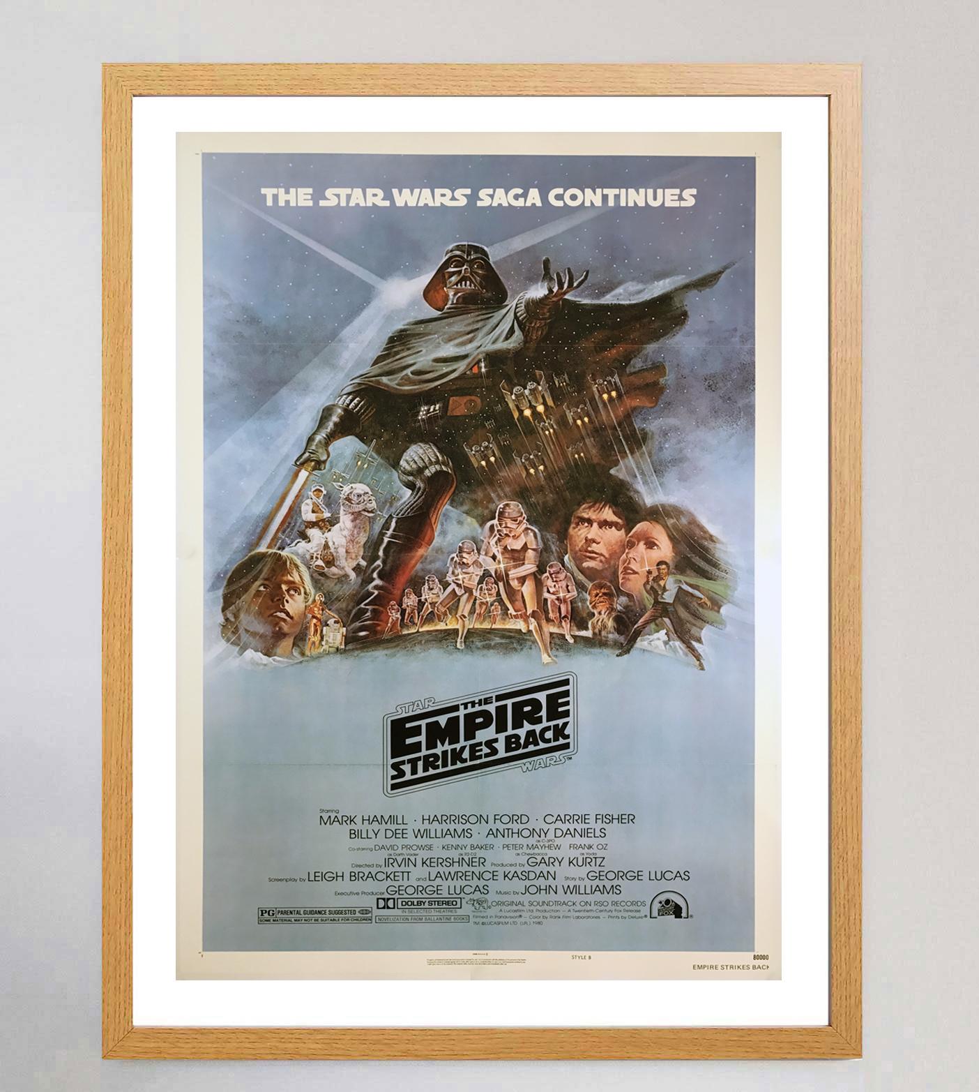 American 1980 Star Wars The Empire Strikes Back Original Vintage Poster For Sale