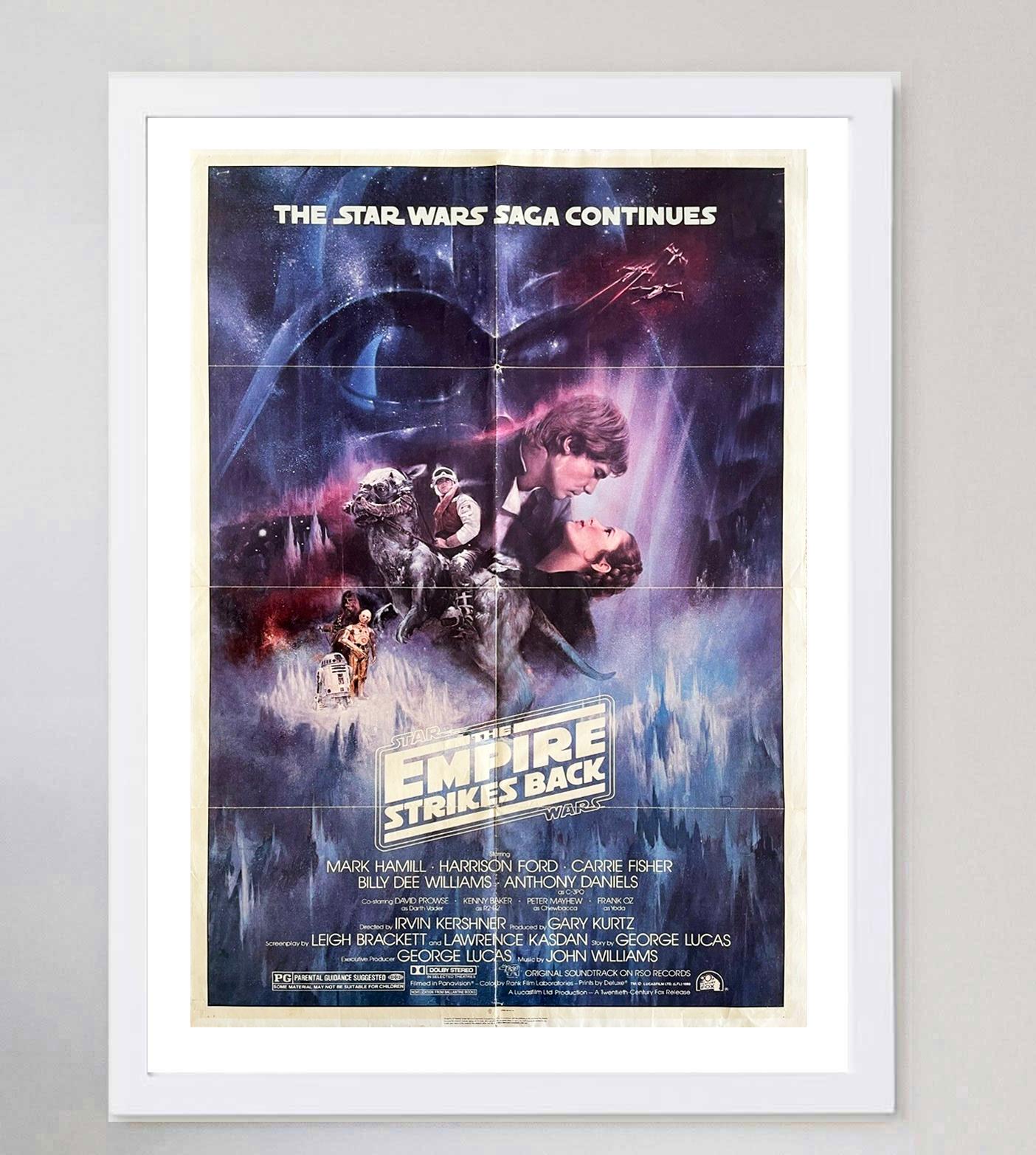 1980 Star Wars L'Empire contre-attaque Affiche originale d'époque Bon état - En vente à Winchester, GB