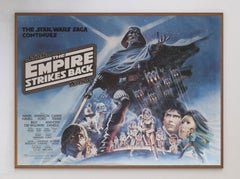 1980 Star Wars, „The Empire Strikes Back“, UK Quad, Original-Vintage-Poster