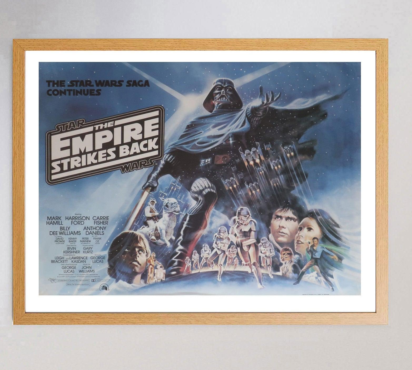 1980 Star Wars, „The Empire Strikes Back“, UK Quad, Original-Vintage-Poster (Britisch) im Angebot