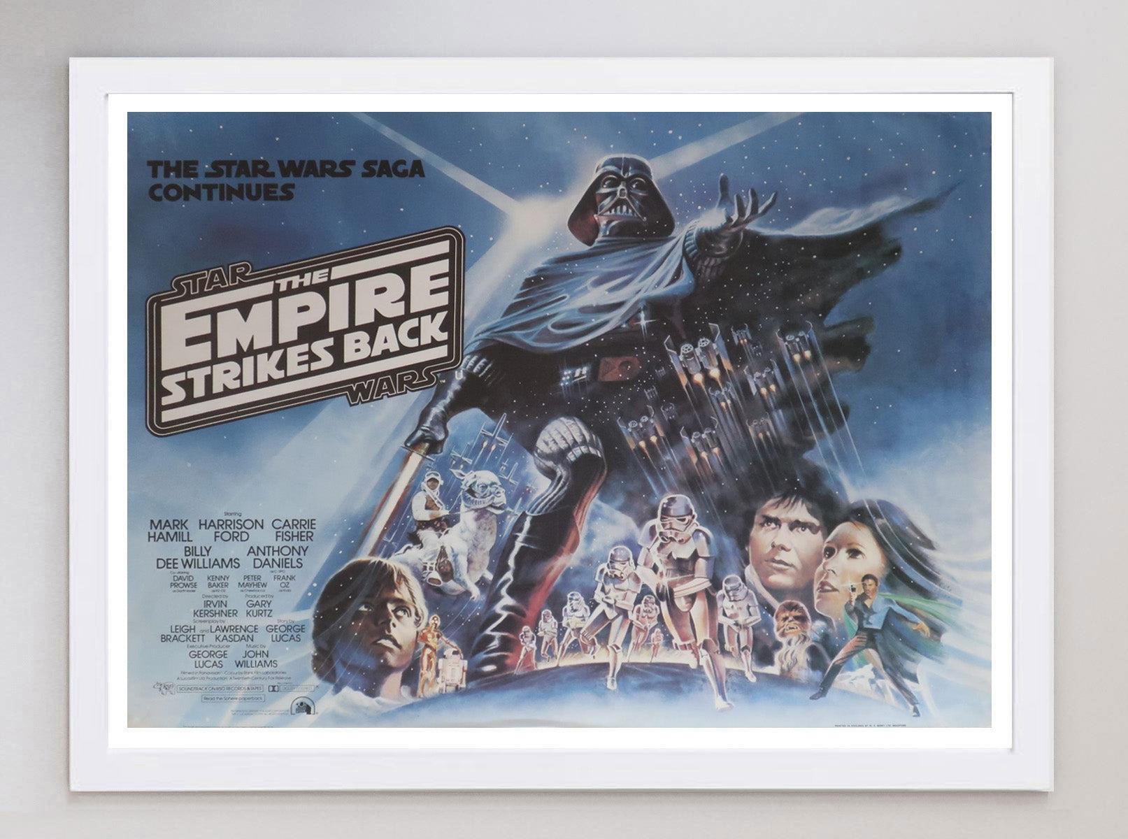 1980 Star Wars, „The Empire Strikes Back“, UK Quad, Original-Vintage-Poster im Zustand „Gut“ im Angebot in Winchester, GB