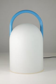 1980 Tender Romolo Lanciani Tronconi Italian Postmodern Design Glass Table Lamp
