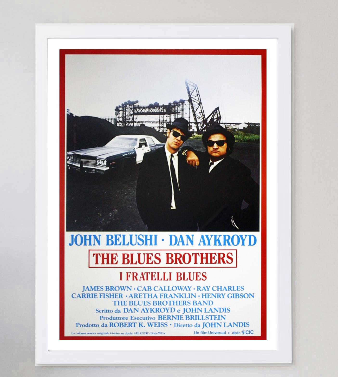 American 1980 the Blues Brothers 'Italian' Original Vintage Poster For Sale
