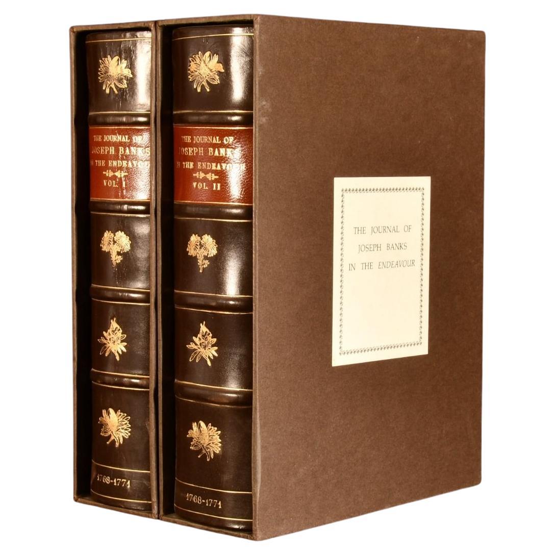 1980 The Journal of Joseph Banks in the Endeavour (Le journal de Joseph Banks dans l'Endeavour) en vente