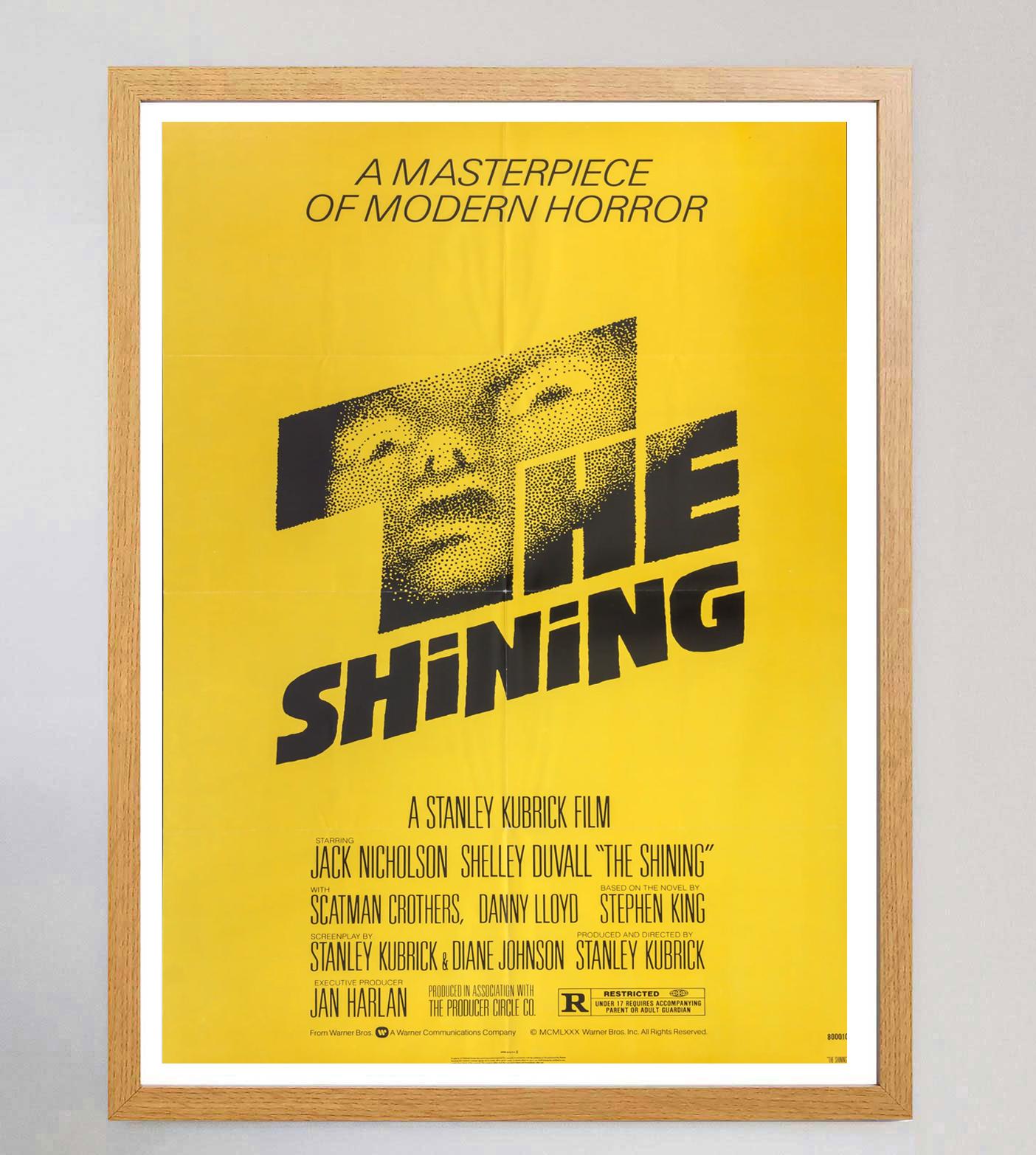 American 1980 The Shining Original Vintage Poster For Sale