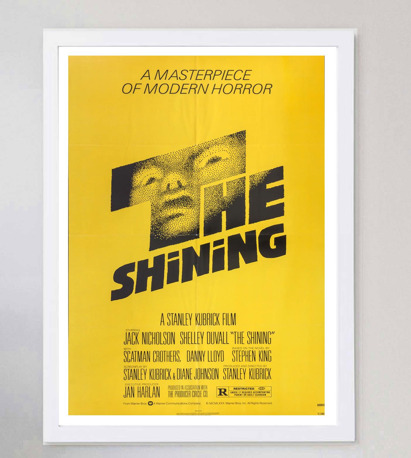 1980 The Shining Original Vintage Poster In Good Condition For Sale In Winchester, GB