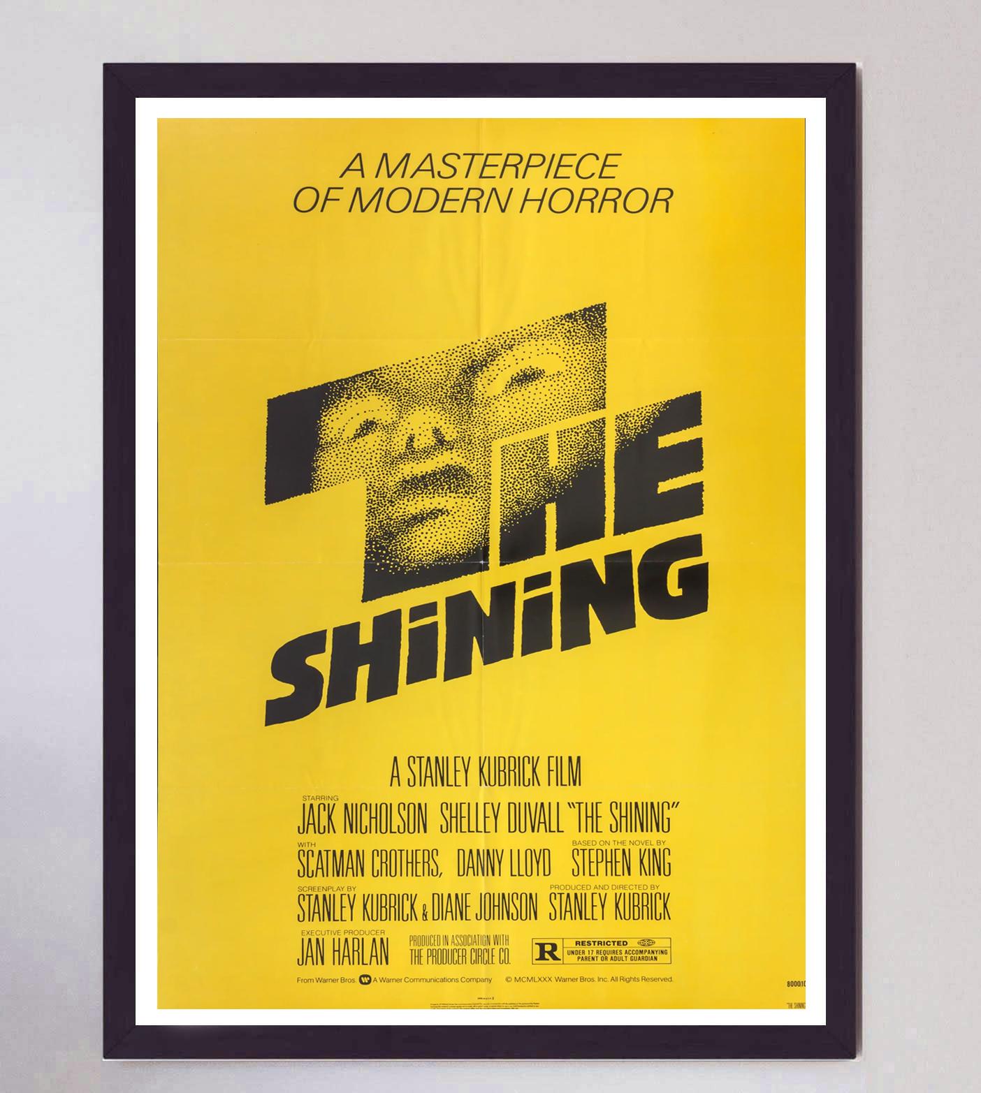 Late 20th Century 1980 The Shining Original Vintage Poster For Sale