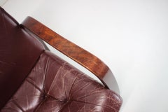 Divano a tre posti in pelle del 1980, Ton Cecoslovacchia