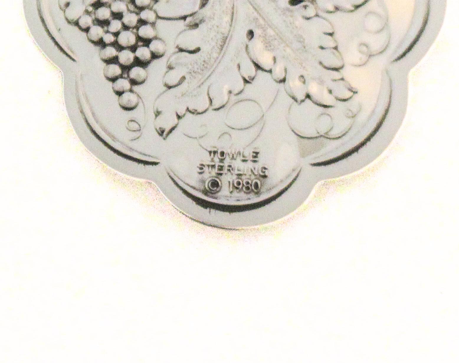 1980 Towle Weihnachtsschmuck aus Sterling Silber (Ende des 20. Jahrhunderts) im Angebot