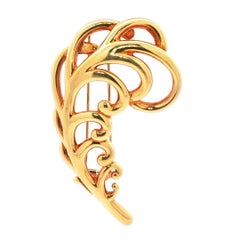 1980 Vintage Tiffany & Co/Paloma Picasso 18K Openwork Flower Pin