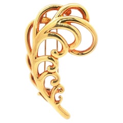 1980 Vintage Tiffany & Co/Paloma Picasso 18K Openwork Flower Pin